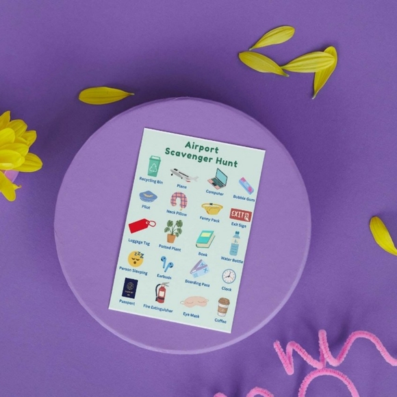 Airport & Plane Scavenger Hunt! - Picture 1 of 2